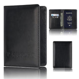 Travel Friendly Leather Passport Cover outdoor equipment  BushLine