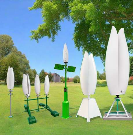 TULIP FS-10KW FS-20KW VERTICAL WIND TURBINE 12V 24V 48V Wind Turbine BushLine