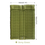 Ultra-Light Self-Inflating Double Mattress with Pillow Air Bed Camping Equipment  