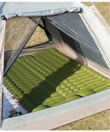 Ultra-Light Self-Inflating Double Mattress with Pillow Air Bed Camping Equipment  