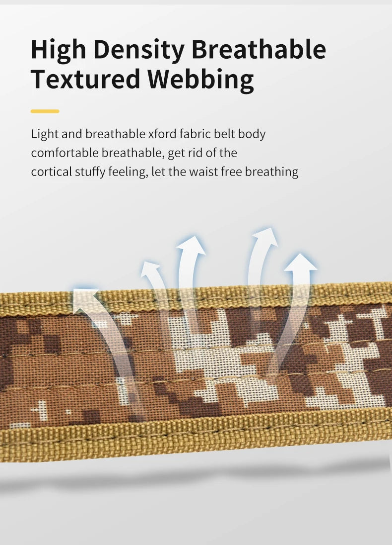 Unisex 130cm Canvas Belt-Quick-Release tacticle clothing  