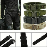 Unisex 130cm Canvas Belt-Quick-Release tacticle clothing  BushLine