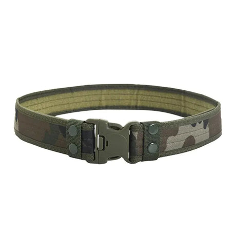 Unisex 130cm Canvas Belt-Quick-Release tacticle clothing BushLine Jungle Camouflage 130cm