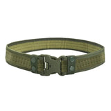 Unisex 130cm Canvas Belt-Quick-Release tacticle clothing BushLine green 130cm
