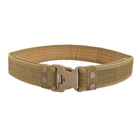 Unisex 130cm Canvas Belt-Quick-Release tacticle clothing BushLine khaki 130cm