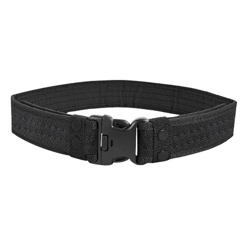 Unisex 130cm Canvas Belt-Quick-Release tacticle clothing BushLine black 130cm