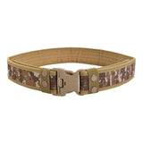 Unisex 130cm Canvas Belt-Quick-Release tacticle clothing BushLine Desert Digital 130cm