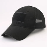 Unisex Tactical Breathable Half Mesh Cap 12 Designs tactical hats BushLine Black
