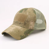 Unisex Tactical Breathable Half Mesh Cap 12 Designs tactical hats BushLine Ruins