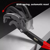 Universal Wrench Multifunction Quick Snap Grip Adjustable Spanner tools  BushLine