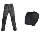 Tactical Uniform Pants and Shirt with Pads Outdoor Clothing BushLine CP Shirts with Pads S-(50-60KG) 
