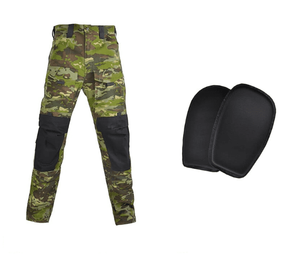 Tactical Uniform Pants and Shirt with Pads Outdoor Clothing BushLine Navy Shirt With Pads S-(50-60KG) 