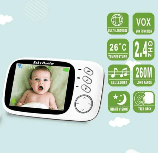 Wireless Video Color Baby Monitor Security Cameras BushLine   