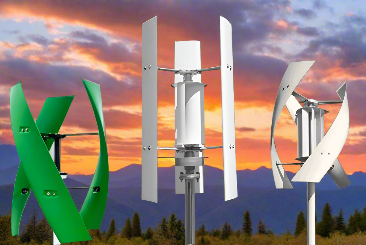 SX3-2000 2Kw Vertical Axis Wind Turbine 12V 24V 48V Wind Power  BushLine
