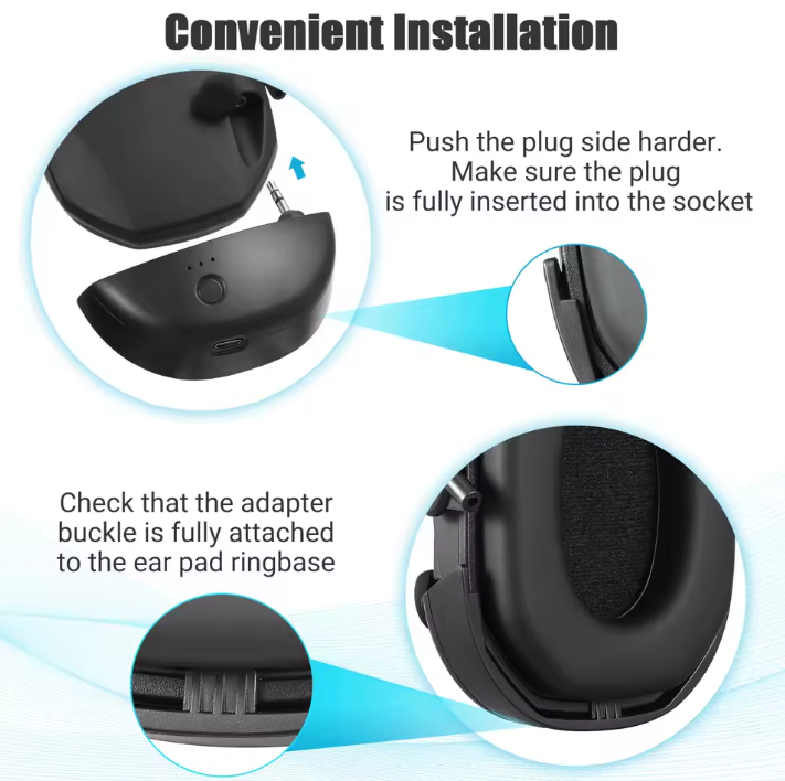 Walker Bluetooth Voice Amp Noise Reduction Hearing Protection Ear Muffs Hi-Vis & Safety  BushLine