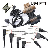 Walker U94 PTT 7.0 Plug Headset Adapters   