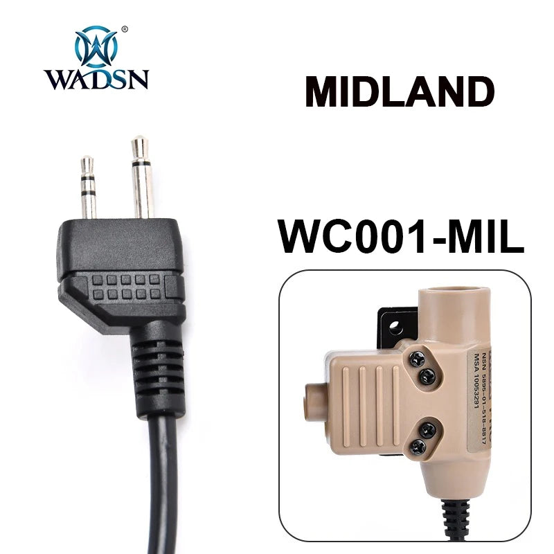 Walker U94 PTT 7.0 Plug Headset Adapters   