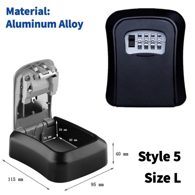 Wall Mount Key Security Lock Box key safe  BushLine