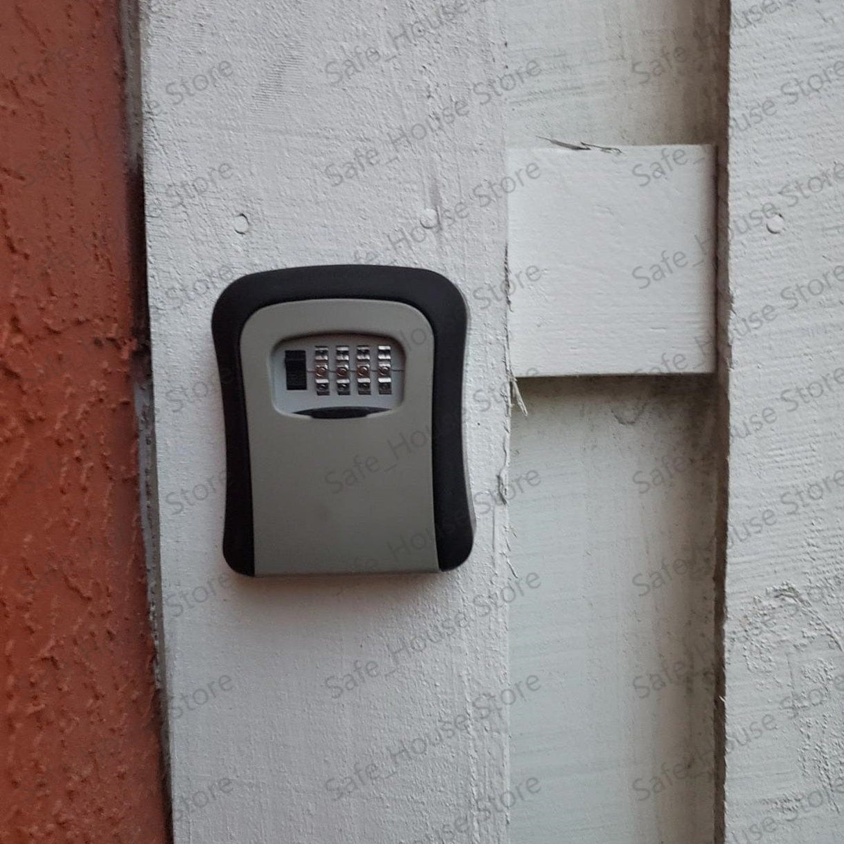 Wall Mount Key Security Lock Box key safe BushLine Black Light Gray L