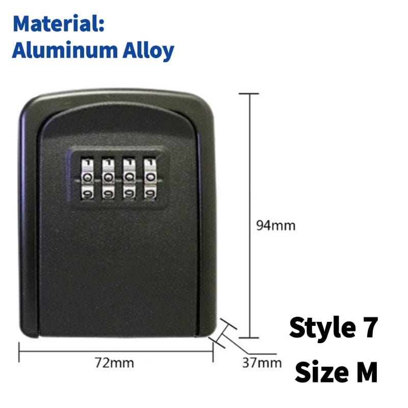 Wall Mount Key Security Lock Box key safe  BushLine
