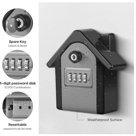 Wall Mounted Home Key Safe Box security systems  
