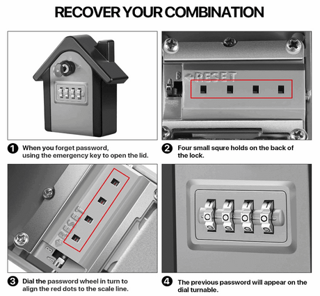 Wall Mounted Home Key Safe Box security systems  