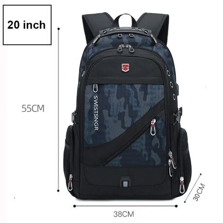 Waterproof 17/20 Inch Laptop Backpack Anti theft BackPacks  