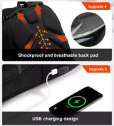 Waterproof 17/20 Inch Laptop Backpack Anti theft BackPacks  BushLine