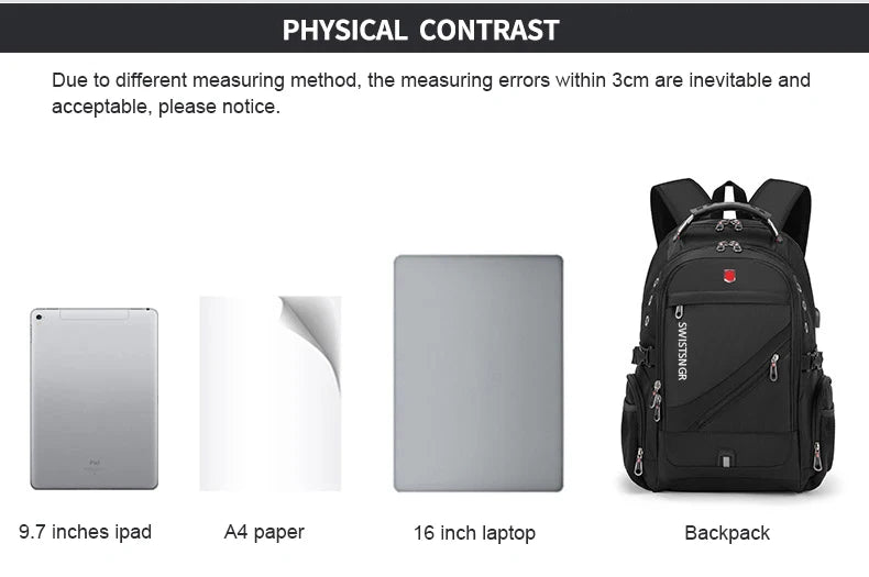 Waterproof 17/20 Inch Laptop Backpack Anti theft BackPacks  BushLine