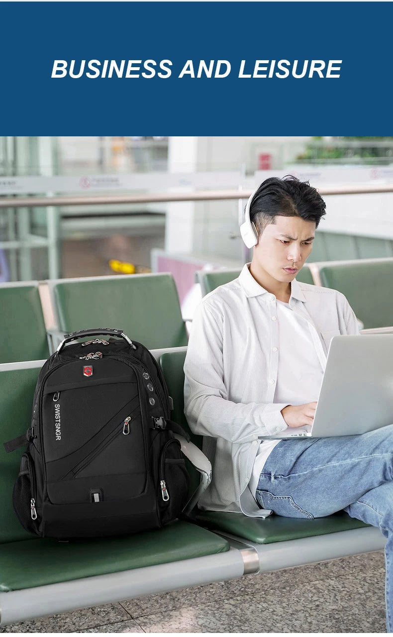 Waterproof 17/20 Inch Laptop Backpack Anti theft BackPacks  BushLine