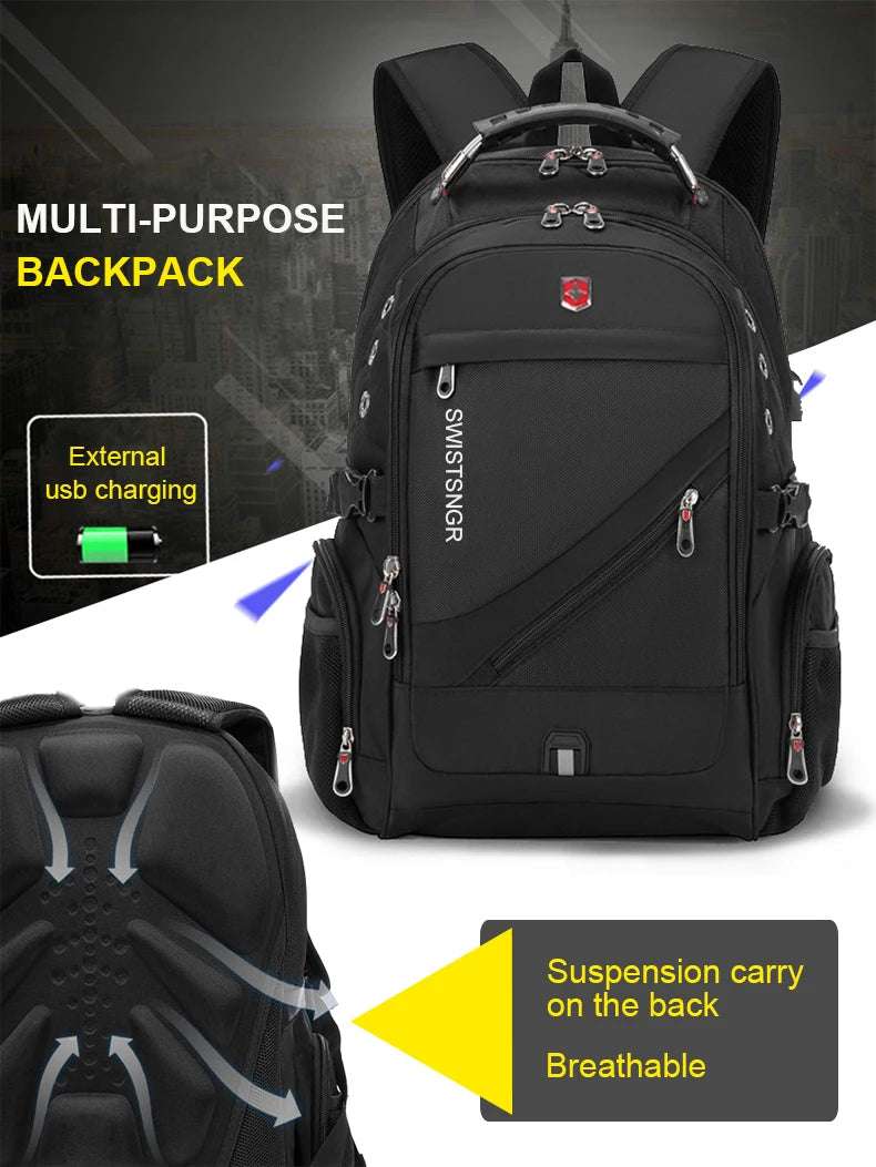 Waterproof 17/20 Inch Laptop Backpack Anti theft BackPacks  BushLine