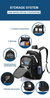 Waterproof 17/20 Inch Laptop Backpack Anti theft BackPacks  BushLine