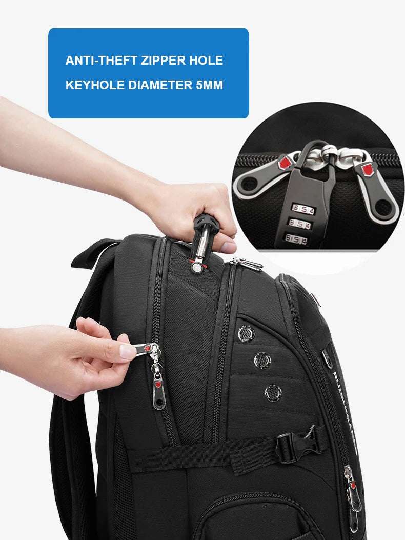 Waterproof 17/20 Inch Laptop Backpack Anti theft BackPacks  BushLine