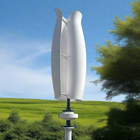 ST-2000W VERTICAL AXIS Tulip WIND TURBINE 12V 24V 48V Wind Power BushLine White 2000W 12V| turbine Only