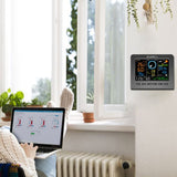WiFi Weather Station Thermo Hygro Barometer Wind Direction Speed Wind Power Vertical  BushLine