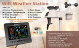 WiFi Weather Station Thermo Hygro Barometer Wind Direction Speed Wind Power Vertical  BushLine