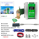 Wi-Fi Wind Solar Hybrid Controller MPPT Lifepo4 1Kw 2Kw 3Kw Wind Power  BushLine