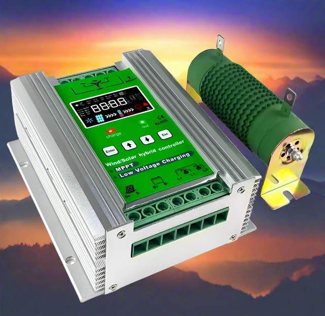 1Kw 2Kw 3Kw Wi-Fi Wind Solar Hybrid Controller MPPT Lifepo4 Wind Power  BushLine