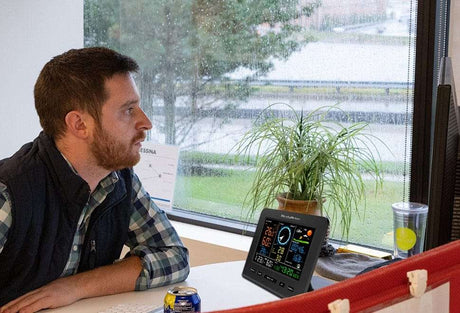 WiFi Weather Station Thermo Hygro Barometer Wind Direction Speed Wind Power Vertical  