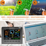 WiFi Weather Station Thermo Hygro Barometer Wind Direction Speed Wind Power Vertical  BushLine