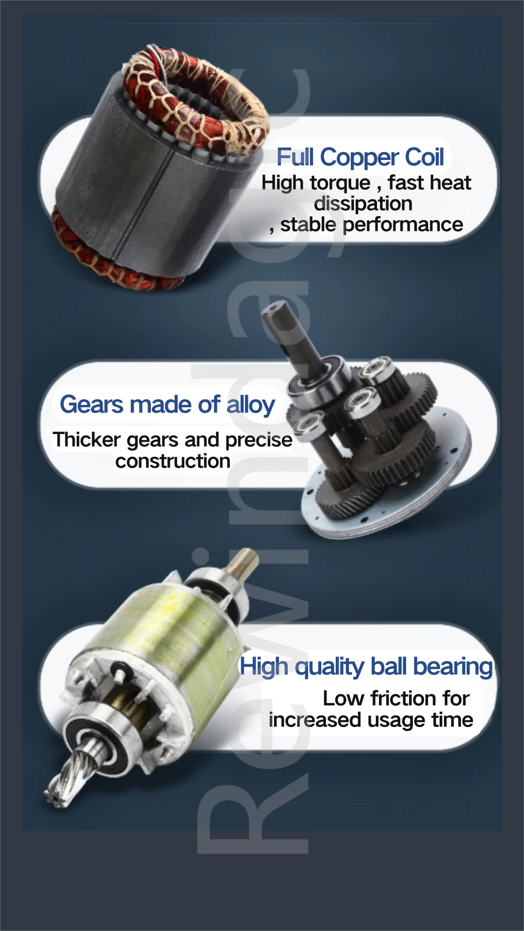 Wind Turbine Permanant Electro-Magnetic Dynamo  12V 24V 48V electrical supplys  BushLine