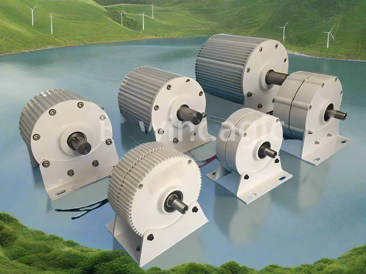 Wind Turbine Permanant Electro-Magnetic Dynamo  12V 24V 48V electrical supplys  BushLine