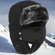 Winter Warm & Windproof Mask Pilot Hat Wool Beany Thermal & Wool Beanies  