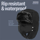 Winter Warm & Windproof Mask Pilot Hat Wool Beany Thermal & Wool Beanies  BushLine