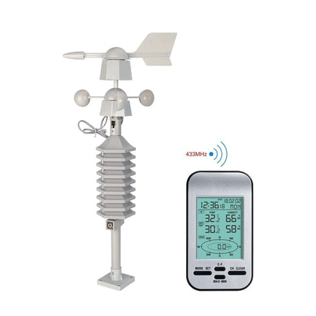 Wireless Anemometer Weather Station Wind Power  