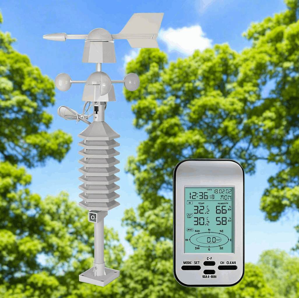 Wireless Anemometer Weather Station Wind Power  BushLine