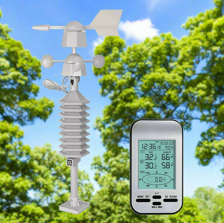 Wireless Anemometer Weather Station Wind Power BushLine   