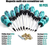 10pcs Screwdriver Set Magnetic Head tools BushLine   