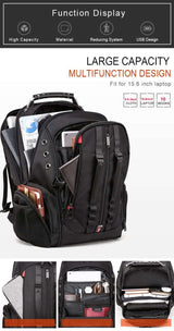 45L Travel Laptop Backpack Anti theft  BushLine   