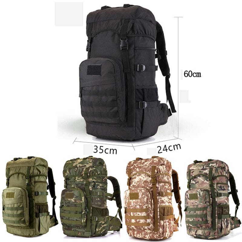 50L Military Tactical Backpack Large Capacity BackPacks BushLine   